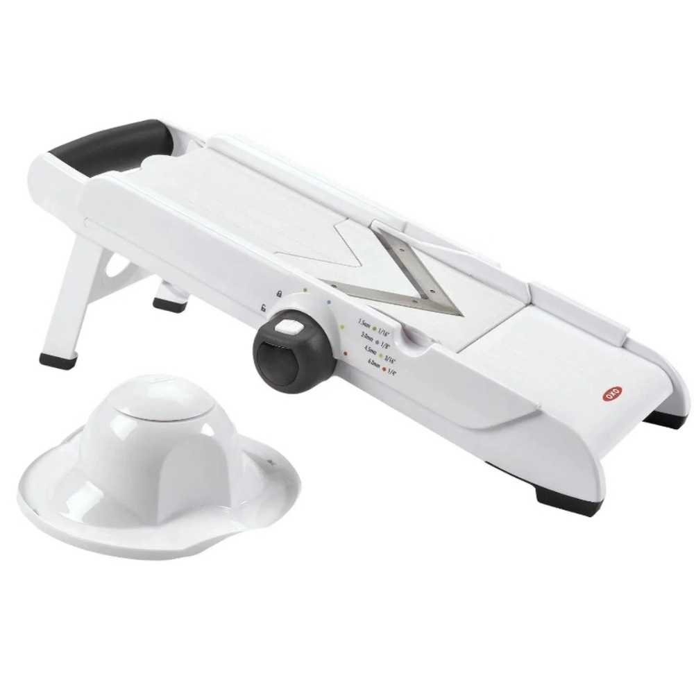 OXO White Adjustable Mandoline Slicer NIB!